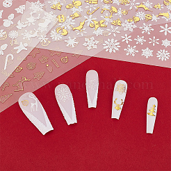 10 лист 10-х видов рождественских домашних животных самоклеящиеся праздничные наклейки STIC-OC0001-15