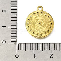 Подвеска из нержавеющей стали 304 со стразами STAS-D192-14G