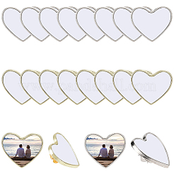 Набор для изготовления брошей-булавок своими руками из 10 набора для сублимационной заготовок&nbsp;FIND-SP0004-08C