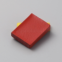 Мультяшные кабошоны из смолы ко Дню учителя&nbsp;RESI-WH0038-05B