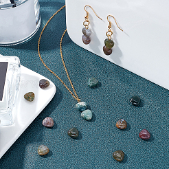 Природного индийского агата бисер нитей G-SC0002-09I