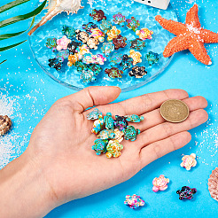 60 шт. 15 вида синтетических бирюзовых бусин&nbsp;G-TA0002-19