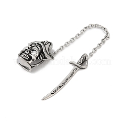 Подвески из хирургической нержавеющей стали 316 с микропаве из кубического циркония&nbsp;STAS-D304-16AS