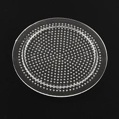 Плоские круглые pegboards для 3x2.5мм мини бус hama бисер DIY-Q009-06