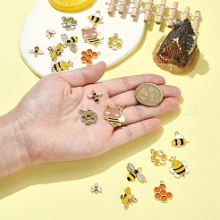 20шт 10 стиля подвески из сплава с эмалью&nbsp;FIND-YW0004-72