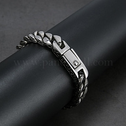 Сплав цепной браслет для мужчин WG16336-01-1