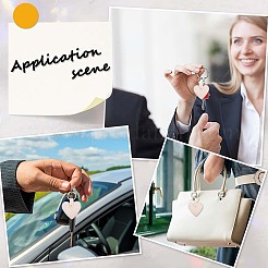 Брелок из искусственной кожи&nbsp;KEYC-WH20008-08A