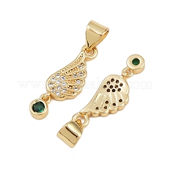 Латунные микро проложить кубического циркония подвески KK-C132-16G