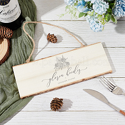 Незавершенные подвесные украшения из дерева AJEW-WH0258-813