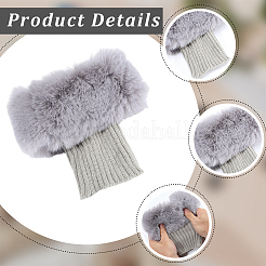 Носки из акрилового волокна шерстяной пряжи чехол для ног&nbsp;AJEW-WH20018-149C