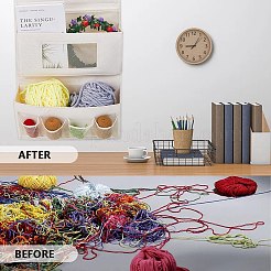 Нетканые материалы сетка подвесные ювелирные изделия рулонные сумки для хранения&nbsp;ABAG-WH200010-06B