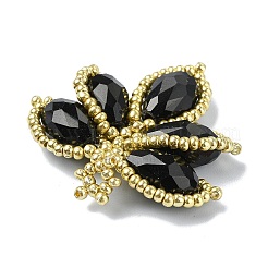 Плетеные подвески из стеклянных бусин&nbsp;PALLOY-MZ00292