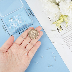 10 пара 925 сережек-гвоздиков из стерлингового серебра STER-BBC0006-16