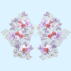 Полиэстер вышивка кружево шитье украшения&nbsp;DIY-WH20031-076