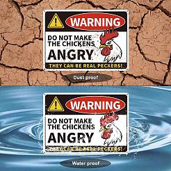 Уф-защищенный и водонепроницаемый алюминиевый предупреждающие знаки AJEW-WH0111-H10