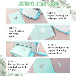 3 шт. 3 стиля бант трафареты для резки из углеродистой стали&nbsp;DIY-WH0309-3472