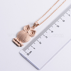 Милые ожерелья с подвесками в виде совы из нержавеющей стали PB2327