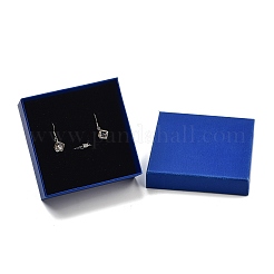 Квадратные картонные шкатулки для драгоценностей CBOX-A009-01B