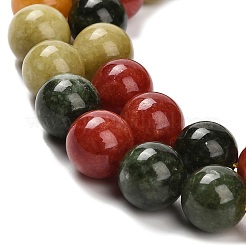 Бусины из натурального белого нефрита&nbsp;G-Z097-A01-10mm-B