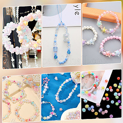 12 стиль прозрачных акриловых бусин TACR-AR0001-26