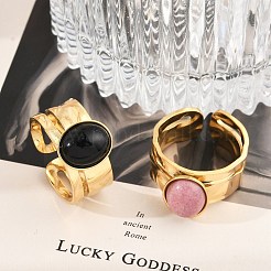 Кольца-манжеты из нержавеющей стали 304&nbsp;RJEW-Z078-11G