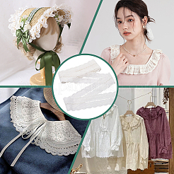 5 ярд хлопковых цветочных кружевных лент OCOR-MA0001-28