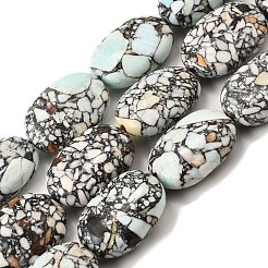 Синтетических нитей бирюзовые бусы G-F791-F01-02