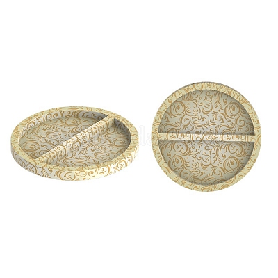 2 отсек круглый лоток силиконовые Молды DIY-Z005-22-1