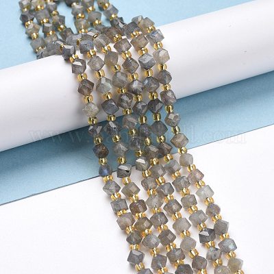 Природные лабрадорита бисер нитей G-P463-35-1