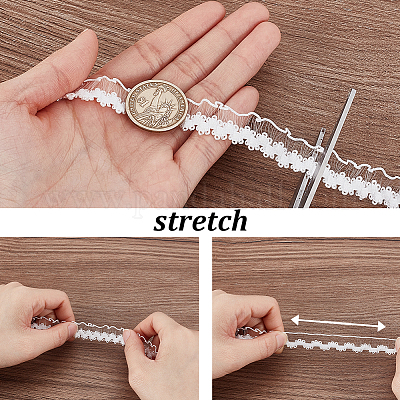 25 м полиэстеровых эластичных кружевных лент OCOR-PH0006-27A-1