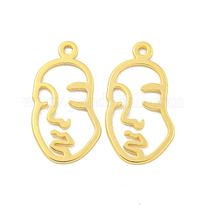 Латунные подвески&nbsp;KK-K382-09A-G-1