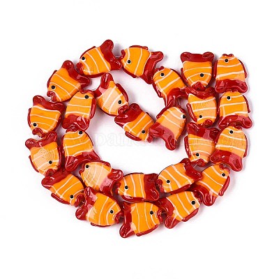 Бусины лэмпворк  LAMP-T021-34G-1