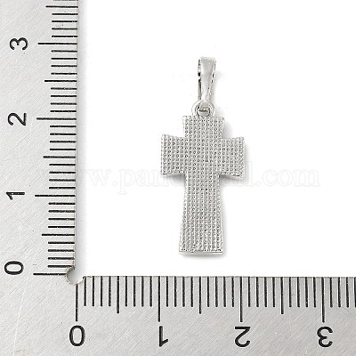 Подвески из латуни с натуральными белыми ракушками KK-S522-01B-P-1