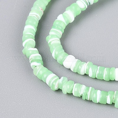 Нити бусин из натуральных трохоидных/трохус ракушек SSHEL-N040-21C-1