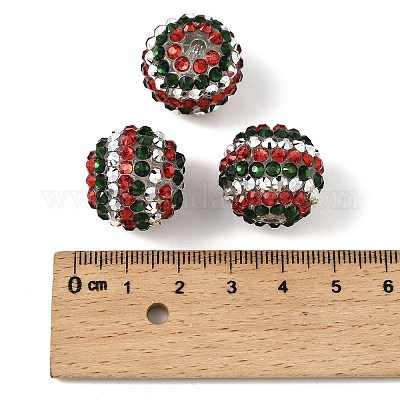 Рождественские темы смоляные стразы круглые бусины RESI-S313-18x20-09-1