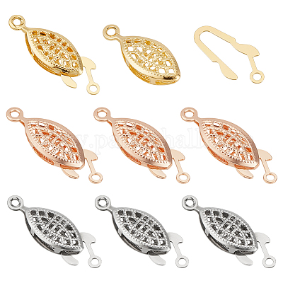 3 цвета 304 нержавеющая сталь застежки коробки STAS-BC0004-10-1