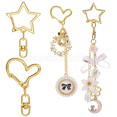 40шт 2 стиля пружинные кольца из цинкового сплава FIND-SP0004-04D-1