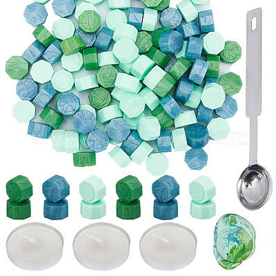 100шт восьмиугольные частицы сургуча DIY-CP0009-38-1