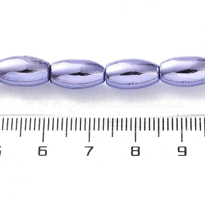 Гальванические нити из синтетических немагнитных гематитовых бусин G-C248-J01-6x12mm-1