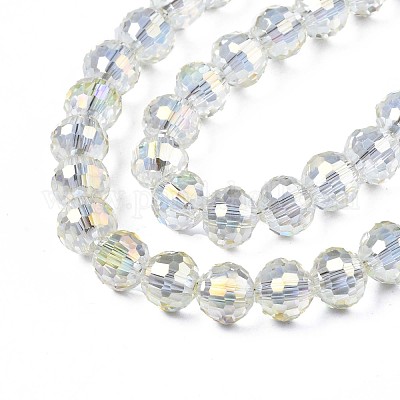 Гальванизируйте прозрачное стекло бисер нитей EGLA-N002-15-B02-1