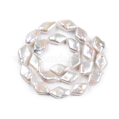 Природные Кеши жемчуг пряди PEAR-S020-I02-1