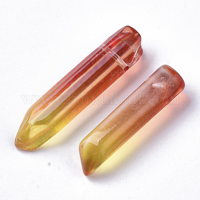 Двухцветные стеклянные бусины GLAA-S167-13B-1