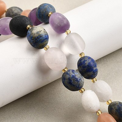 Природных драгоценных камней смешанного бисер нитей G-H312-A01-B02-1