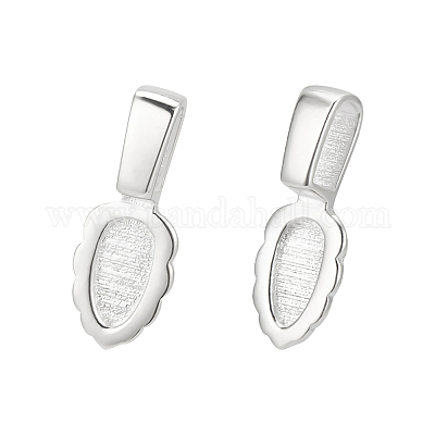2 шт. 925 серебряные застежки-скобы STER-HY0001-03-1