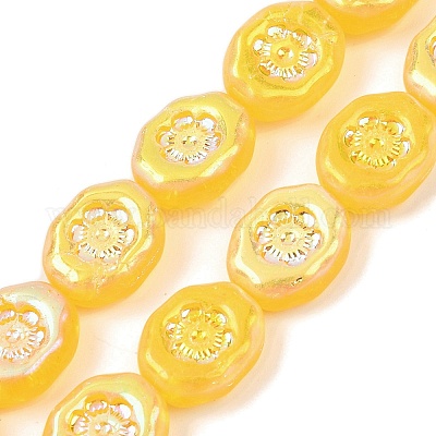 Чешские прессованные стеклянные бусины GLAA-I061-44A-1