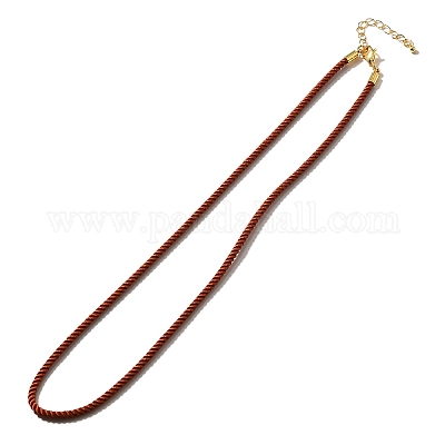 Изготовление ожерелья из нейлонового миланского шнура MAK-M028-01G-24-1