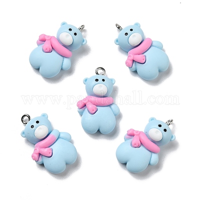 Подвески из непрозрачной смолы RESI-D055-046P-1