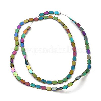 Гальванические нити из синтетических немагнитных гематитовых бусин G-E610-A01-RC-1