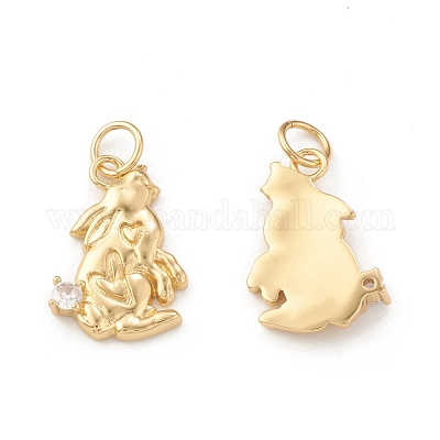 Кулоны из экологически чистой латуни с микропаве и кубическим цирконием KK-I698-36G-1