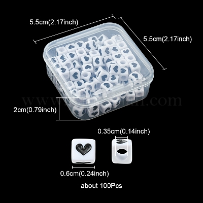 Непрозрачные акриловые бусины MACR-YW0002-25-1